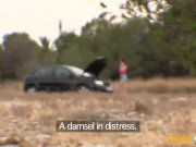 Fake Cop Peachy arsed Spanish babe fucks policeman 2/16