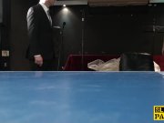 Brit sub slut squirting after getting spanked 3/16