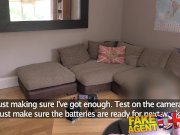 FakeAgentUK Perfect ass and tits ebony chick demands good hard fucking 1/16