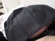 Subtitled uncensored Japanese schoolgirl POV blowjob and sex 4/16