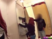 Readhead with big tits is sucking cock by MallCuties 3/16