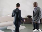 TUSHY Huge black cock stretches wifes asshole 2/16