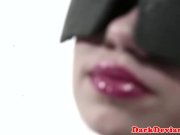 Heeled oral slave facefucked balls deep 1/16