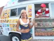 Cheerleader Sucks On Ice Cream Guys Cock 5/16
