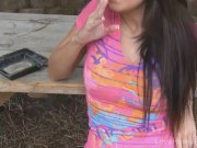 Smoking brings her the greatest pleasure ever 2/16