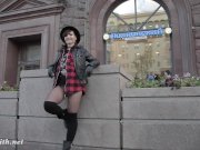 Jeny Smith pantyhose fire walking