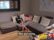 FakeAgentUK British blonde Minx deepthroats 1/16