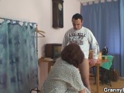 Customer fucks sewing old woman 8/16