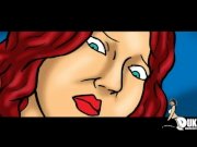 PAWG Red Haired Milf uses her big ass for her black step son