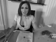 Horny Distraction - Busty Babe Blows Big Cock in Office 4/16