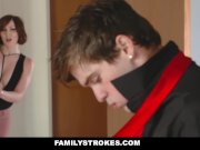 FamilyStokes- Horny Milf Aunt Sucks Off Nephew 6/16