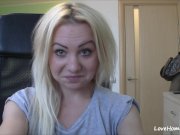 Beautiful smile of the prettiest amateur blonde ever 16/16