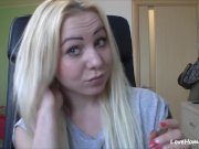 Beautiful smile of the prettiest amateur blonde ever 4/16