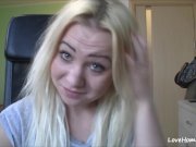 Beautiful smile of the prettiest amateur blonde ever 5/16