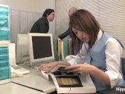 The office slut lets them play with her hairy twat 4/16