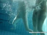 Underwater Show - Zuzanna and Lucie playing underwater 15/16