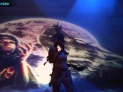 Dorothy Black going topless and playing with fire 1/16