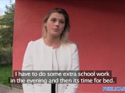 PublicAgent Sexy teacher fucking in a car 2/16