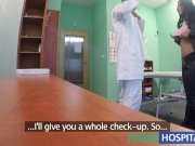 FakeHospital Horny Russian babe strips and fucks her doctor 2/16