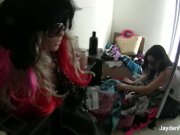 Busty brunette Jayden washes her perfect body in the shower 4/16