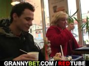 He picks up old fatty and bangs her hard 2/16