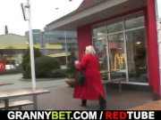 He picks up old fatty and bangs her hard 7/16