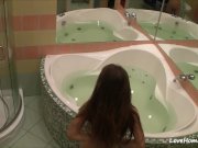 The bathtub is a great place for masturbation! 2/16