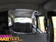 Female Fake Taxi Guy gets lucky with hot brunette 1/16