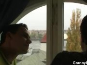 He picks up busty bookworm mature woman 6/16