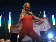 sexy strip show on public stage 4/16