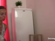 70 years old granny masseuse rides his cock 10/16