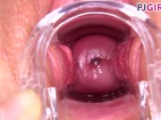 PJGirls - Pussy Muscles - gyno, pussy gaping, toy, masturbation real orgasm 10/16