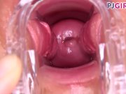 PJGirls - Pussy Muscles - gyno, pussy gaping, toy, masturbation real orgasm 12/16