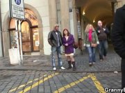 He picks up old granny bitch from street 1/16