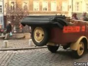 He picks up old granny bitch from street 5/16