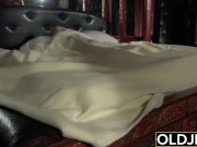 Grandfather fucks the hot maid fingers her young pussy and gets blowjob 2/16