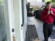 Rough sex takes the edge off for petite teen Bambi Brooks 1/16