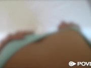 POVD Brunette Kara Faux stretches out her pussy for incoming dick 2/16