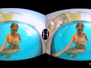 Nancy A- Blonde Enjoys Solo Play 4/16