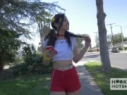 Cute Little Latina Meets Up With Guy Online 2/16