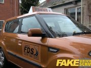 Fake Driving School readhead teen and busty MILF creampie 14/16