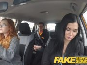 Fake Driving School readhead teen and busty MILF creampie 5/16