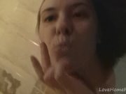 Desirable teen really loves playing with herself 3/16