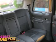 Female Fake Taxi Office worker gets a busty surprise from blonde cabbie 1/16