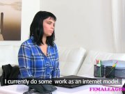 Female Agent Busty agents toy gives sexy model orgasm multiple orgasms 2/16