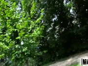 Mofos - Cherry Kiss takes a big load in the woods 4/16