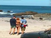 Agnes, DP Threesome in the Beach 5/16