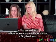 Girlfriends beautiful all-natural lesbians enjoying the taste of wet pussy 2/16