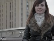 Jeny Smith upskirt no panties pantyhose in public 4/16