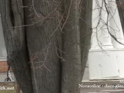 Jeny Smith upskirt no panties pantyhose in public 8/16